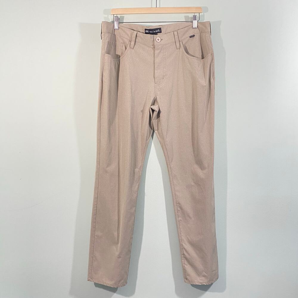 Travis Mathew Men's Chinos in Beige/Tan
